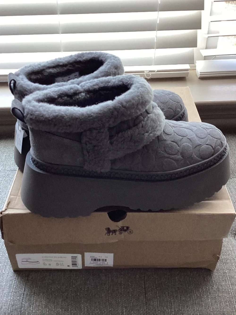 COACH Women's Christina Pull-On Booties, size 10